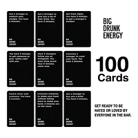 Big Drunk Energy Black from The Makers of Do or Drink Your New Favorite bar Game