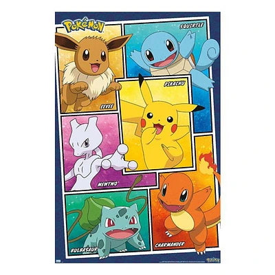 POKEMON Group Collage Wall Poster