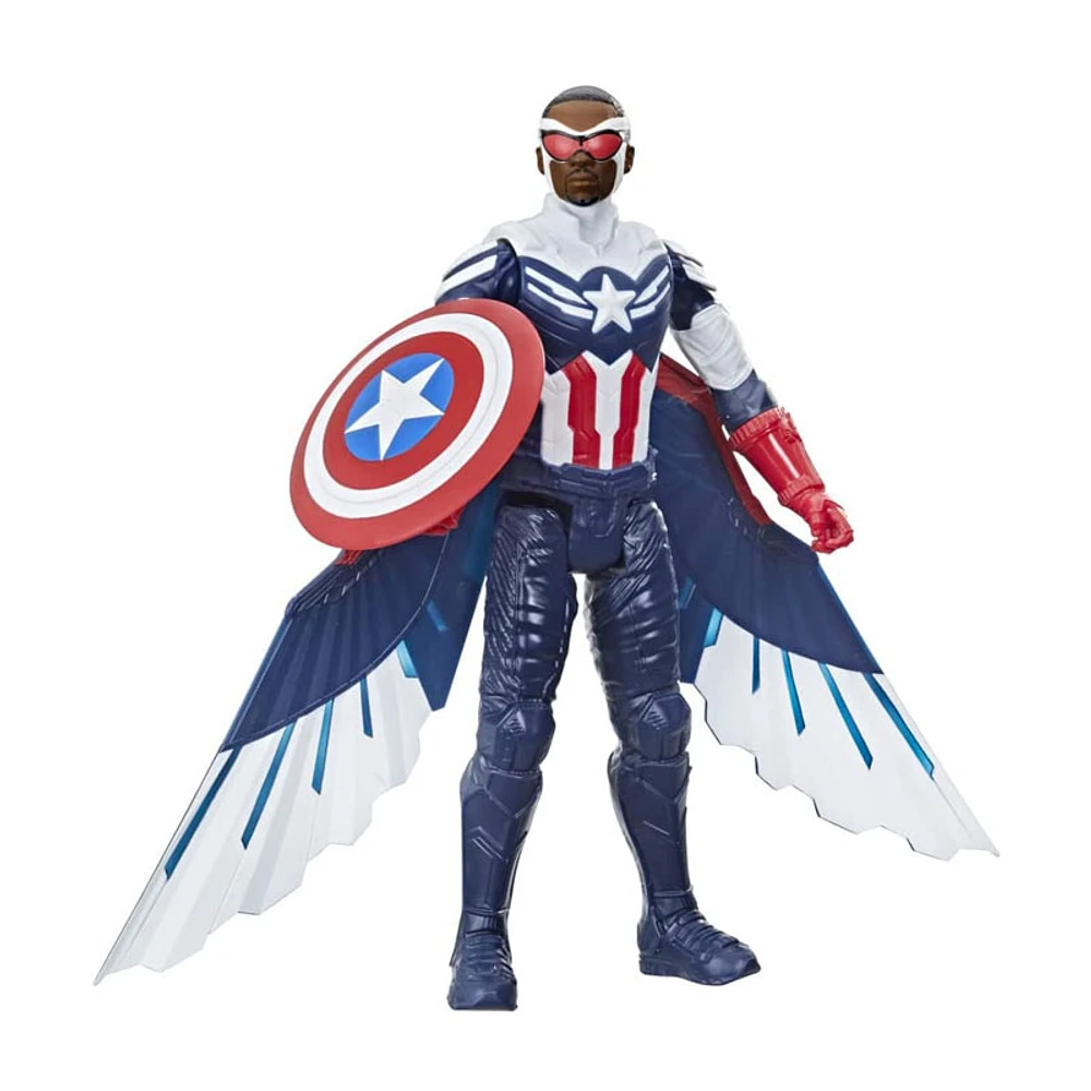 Hasbro Marvel Studios Avengers Titan Hero Series Captain America Action Figure,