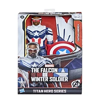 Hasbro Marvel Studios Avengers Titan Hero Series Captain America Action Figure,