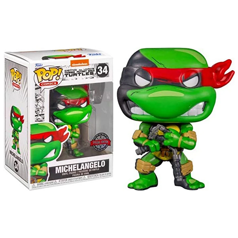 Funko Pop! Teenage Mutant Ninja Turtles Comic Michelangelo Previews Exclusive