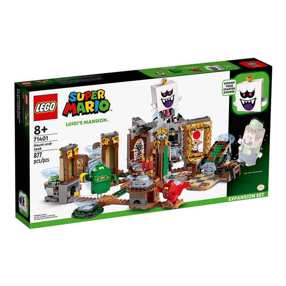 LEGO Super Mario Luigi’s Mansion Haunt-and-Seek Expansion Set 877PCS