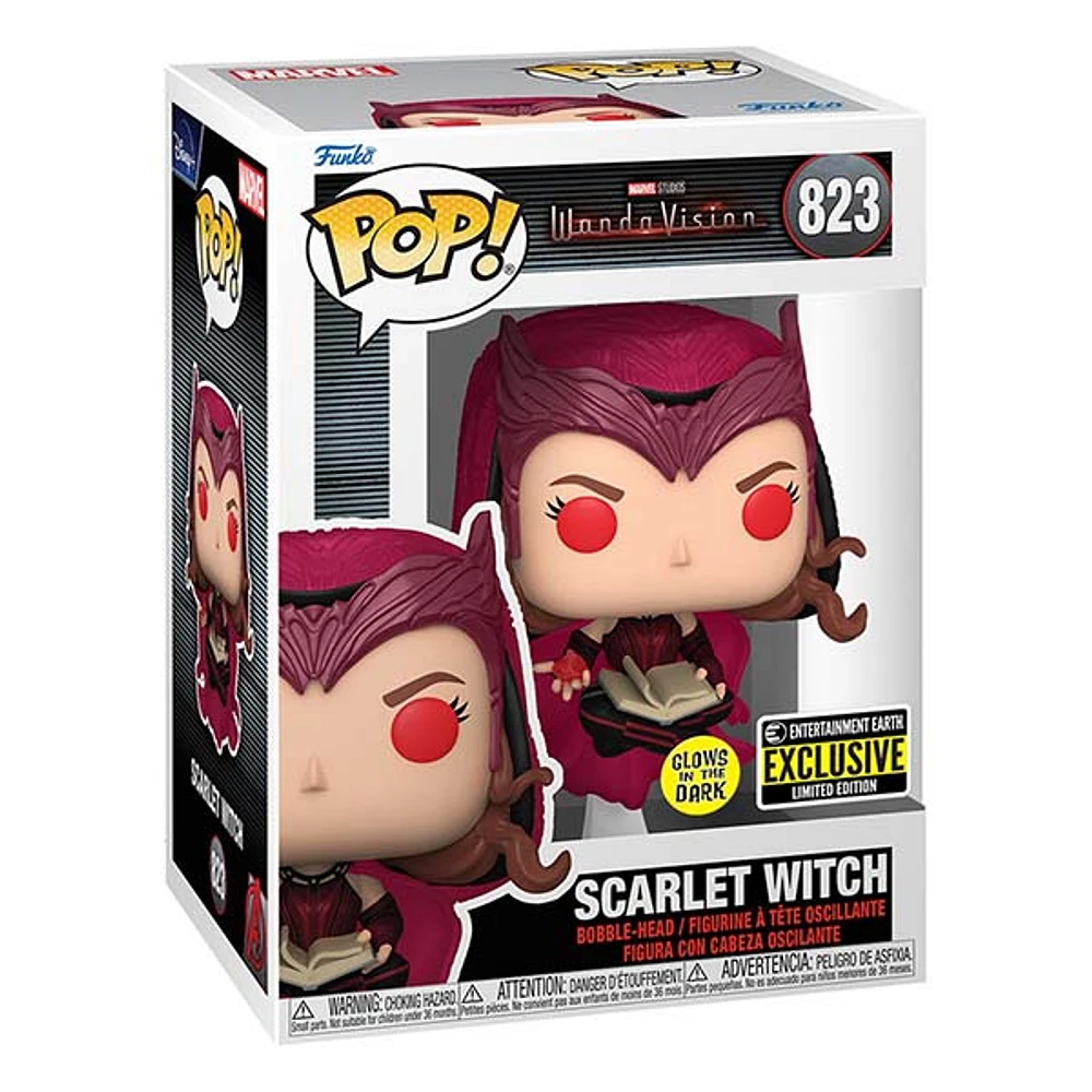 Funko Pop! Marvel Exclusive WandaVision Scarlet GITD