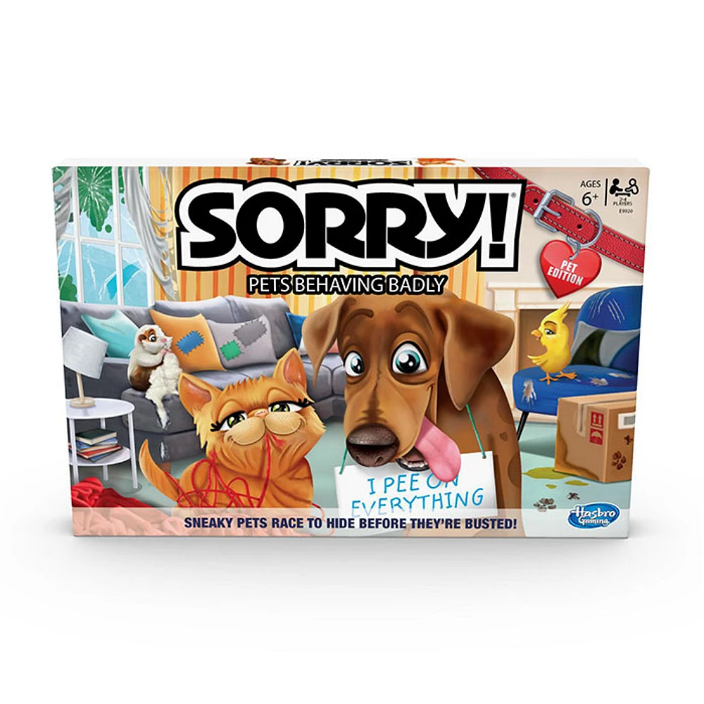 Sorry pets behaving badly