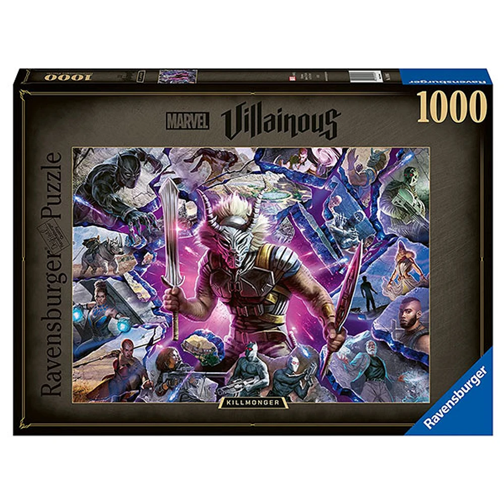 Marvel Villainous: Killmonger 1000 Piece Jigsaw Puzzle