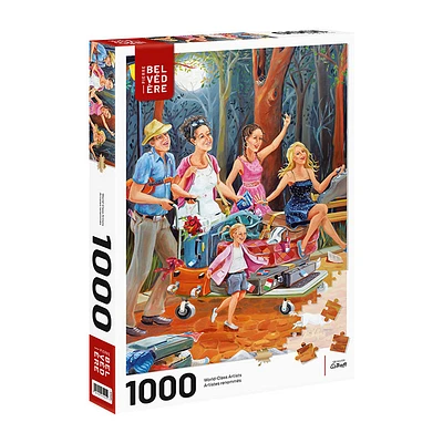 Trefl ! jigsaw puzzle: traveling family 1000pcs