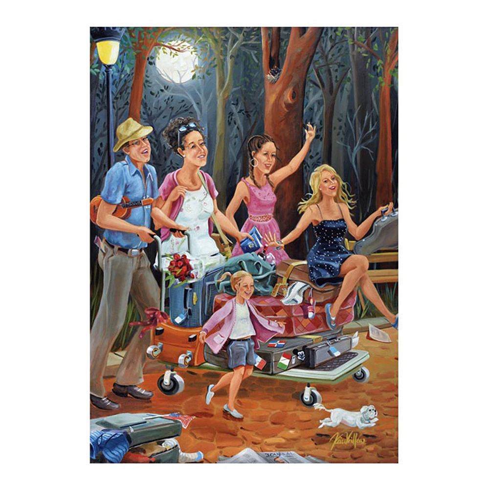 Trefl ! jigsaw puzzle: traveling family 1000pcs