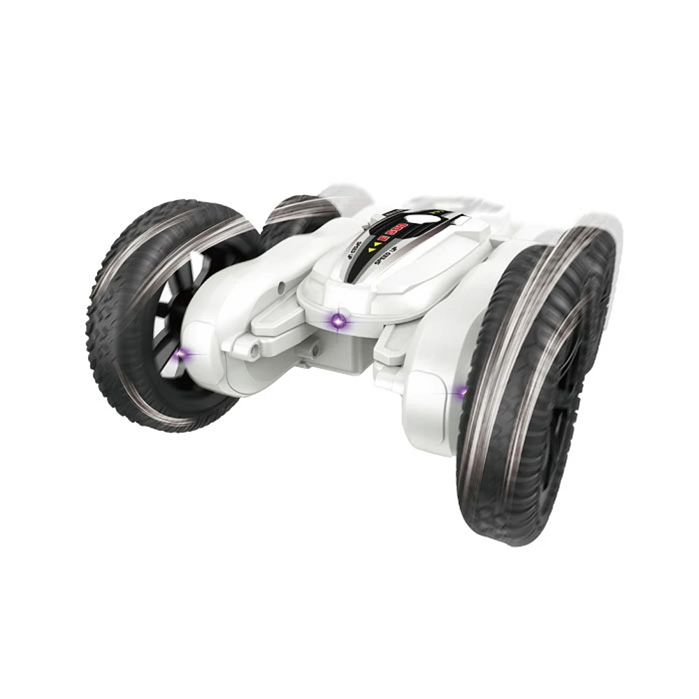 Remote Control – 360 Butterfly Stunt Car White 2.4G