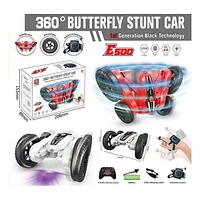 Remote Control – 360 Butterfly Stunt Car White 2.4G