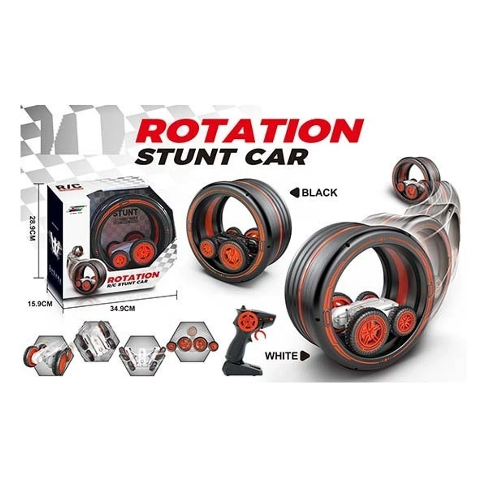 Remote Control – Rotation Stunt Car White 2.4G