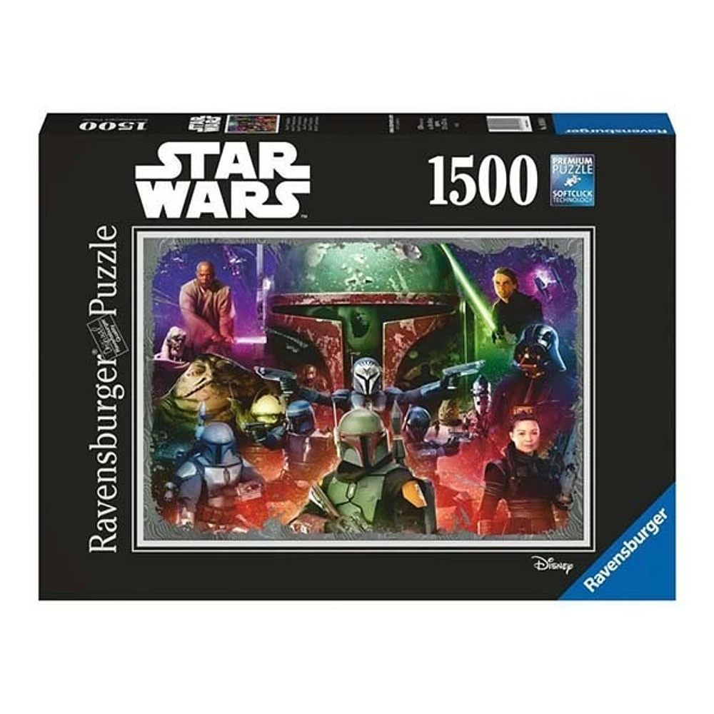 Star Wars Boba Fett Bounty Hunt 1500Pc  Jigsaw Puzzle