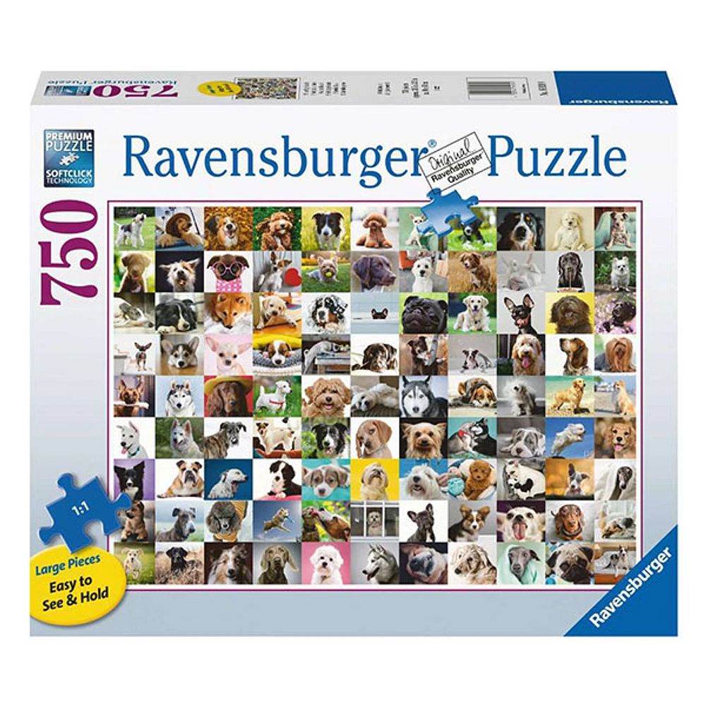 99 Lovable Dogs 750Pcs Jigsaw Puzzle