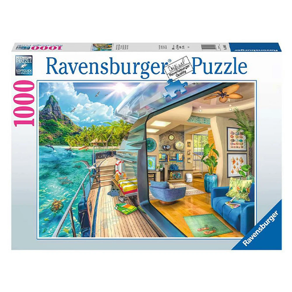 Tropical Island Charter 1000Pcs Jigsaw Puzzle