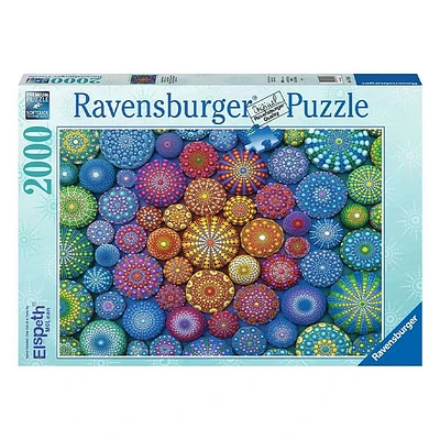 Radiating Rainbow Mandalas 2000Pcs Jigsaw Puzzle