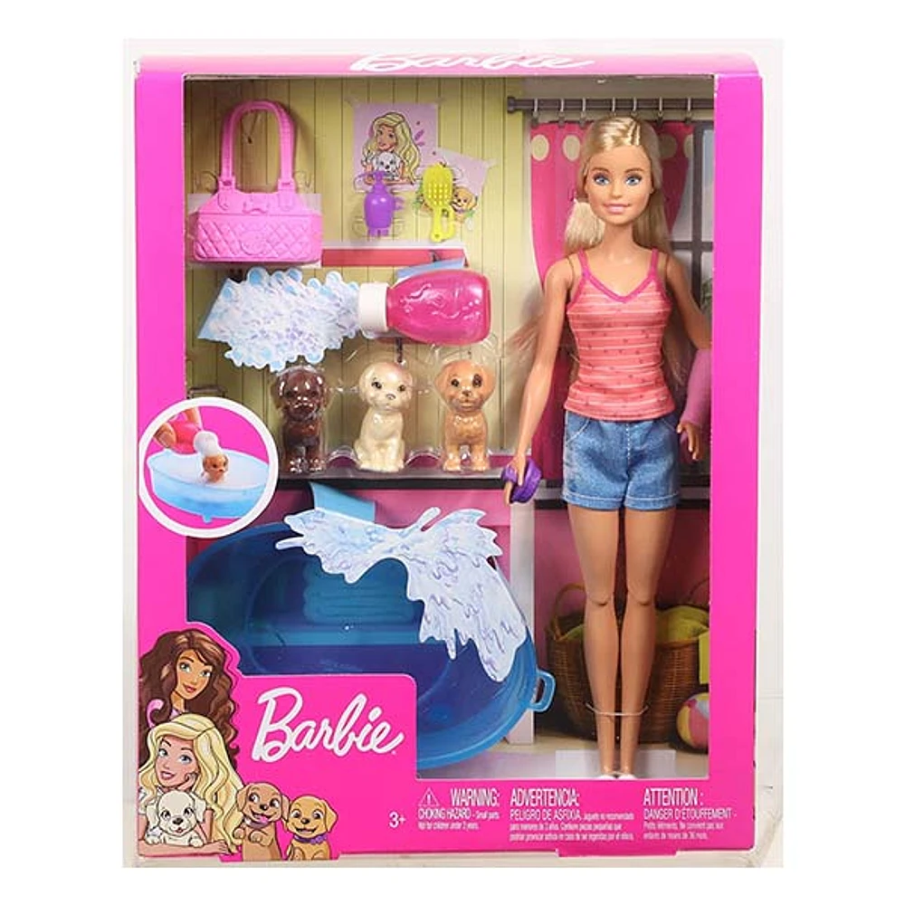 Barbie Doll AND Puppy Playset Color May Vary