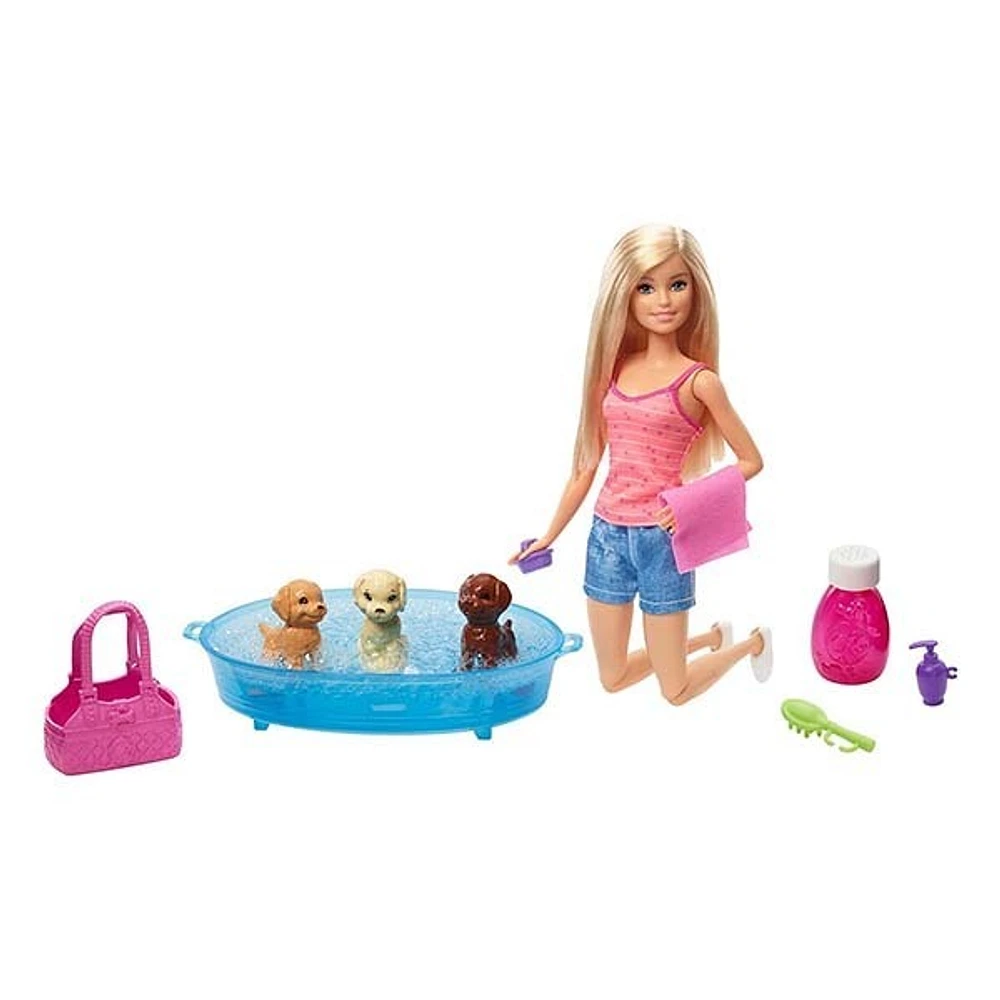 Barbie Doll AND Puppy Playset Color May Vary