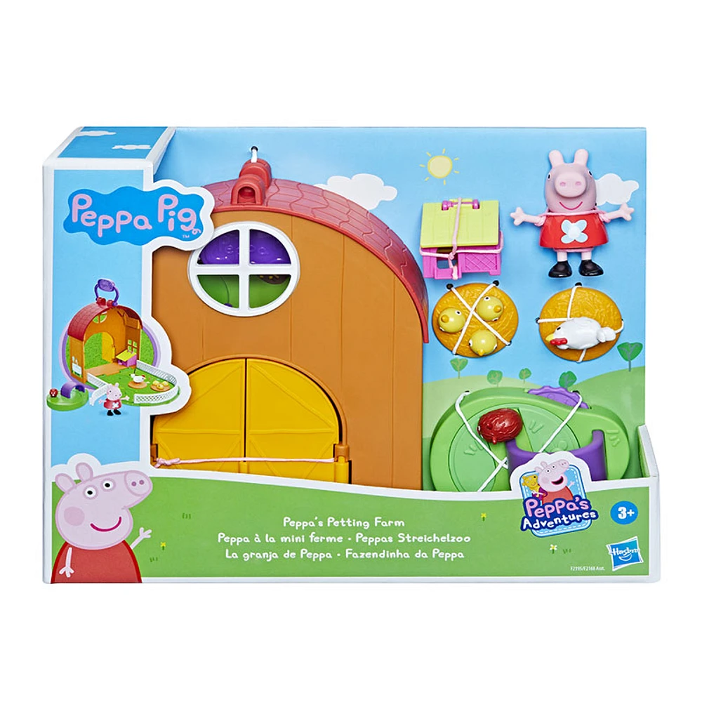 Hasbro Peppa Pig Peppas Adventures Peppas Petting Farm Fun Playset