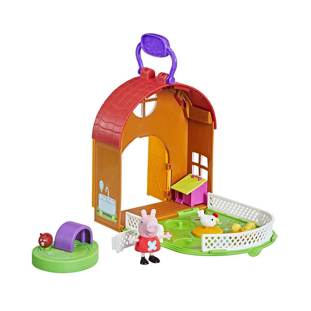 Hasbro Peppa Pig Peppas Adventures Peppas Petting Farm Fun Playset