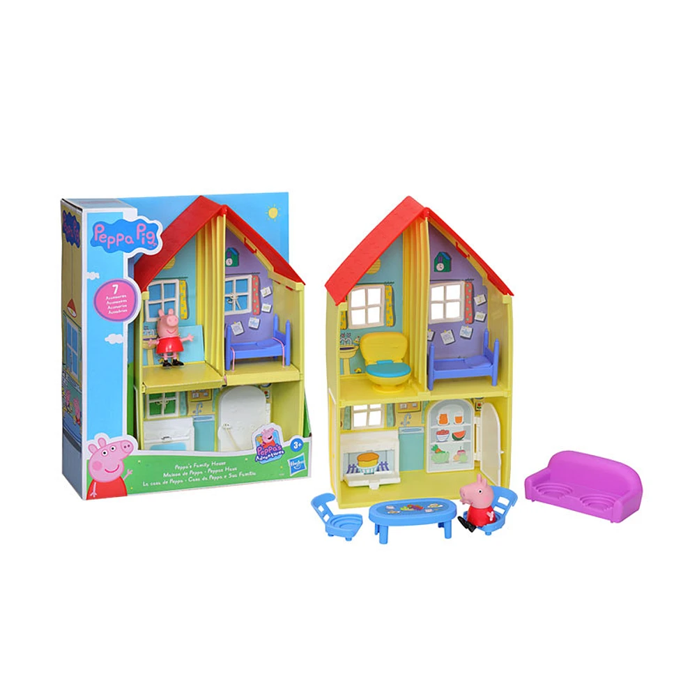 Peppa Pig Peppa's Adventures Peppa's Family Bedtime Figure 4-Pack