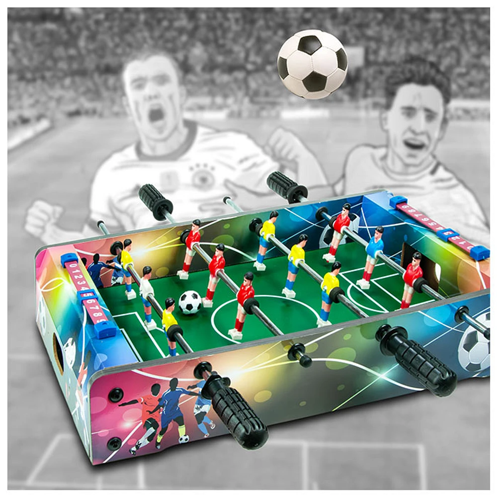 Tabletop Foosball With Legs Medium World Cup Themed