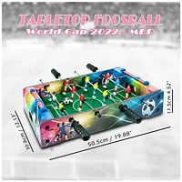 Tabletop Foosball With Legs Medium World Cup Themed