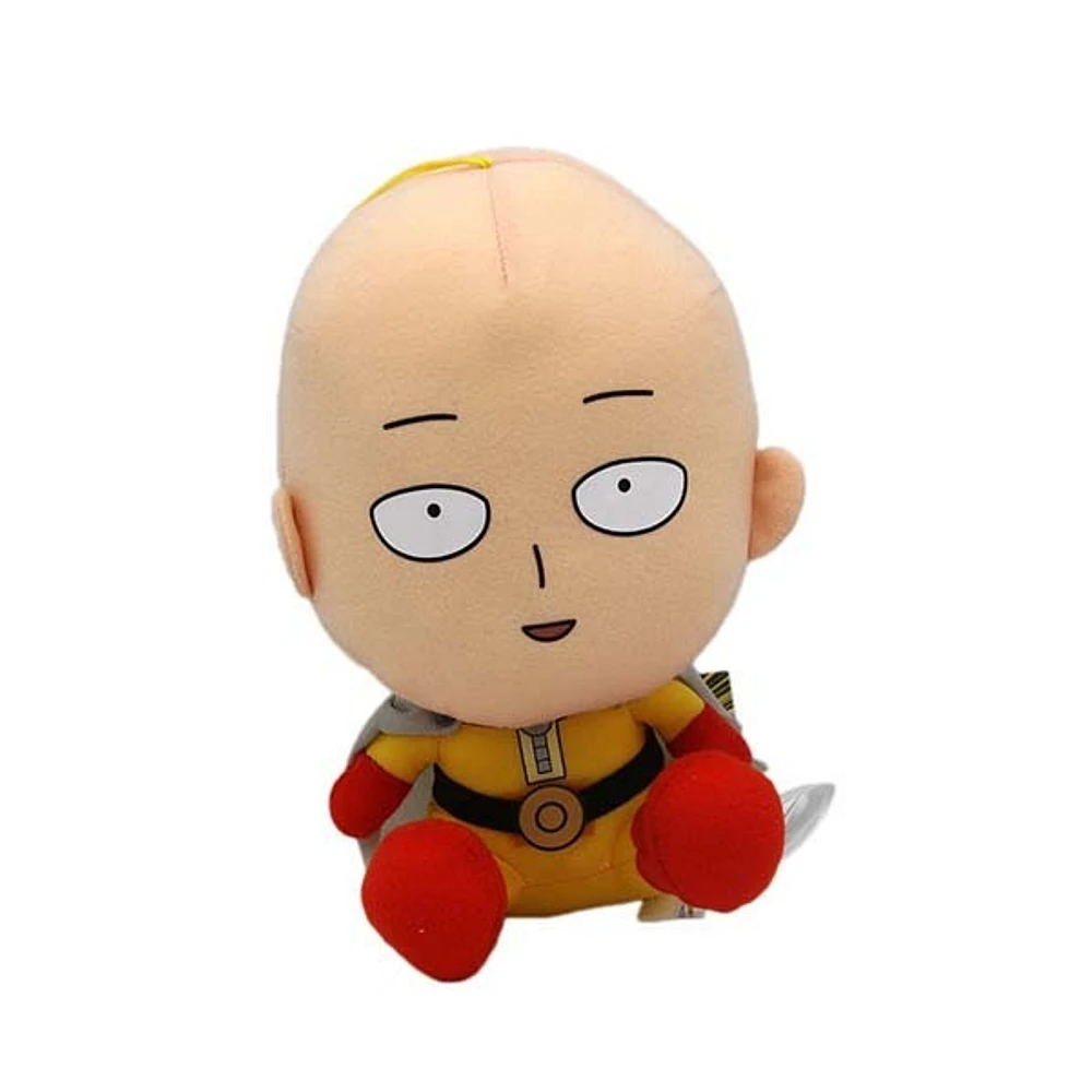 One Punch Man Saitama Sitting plush 8″