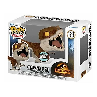 Funko Pop! Jurassic World Dominion Atrociraptor Tiger Specialty Series