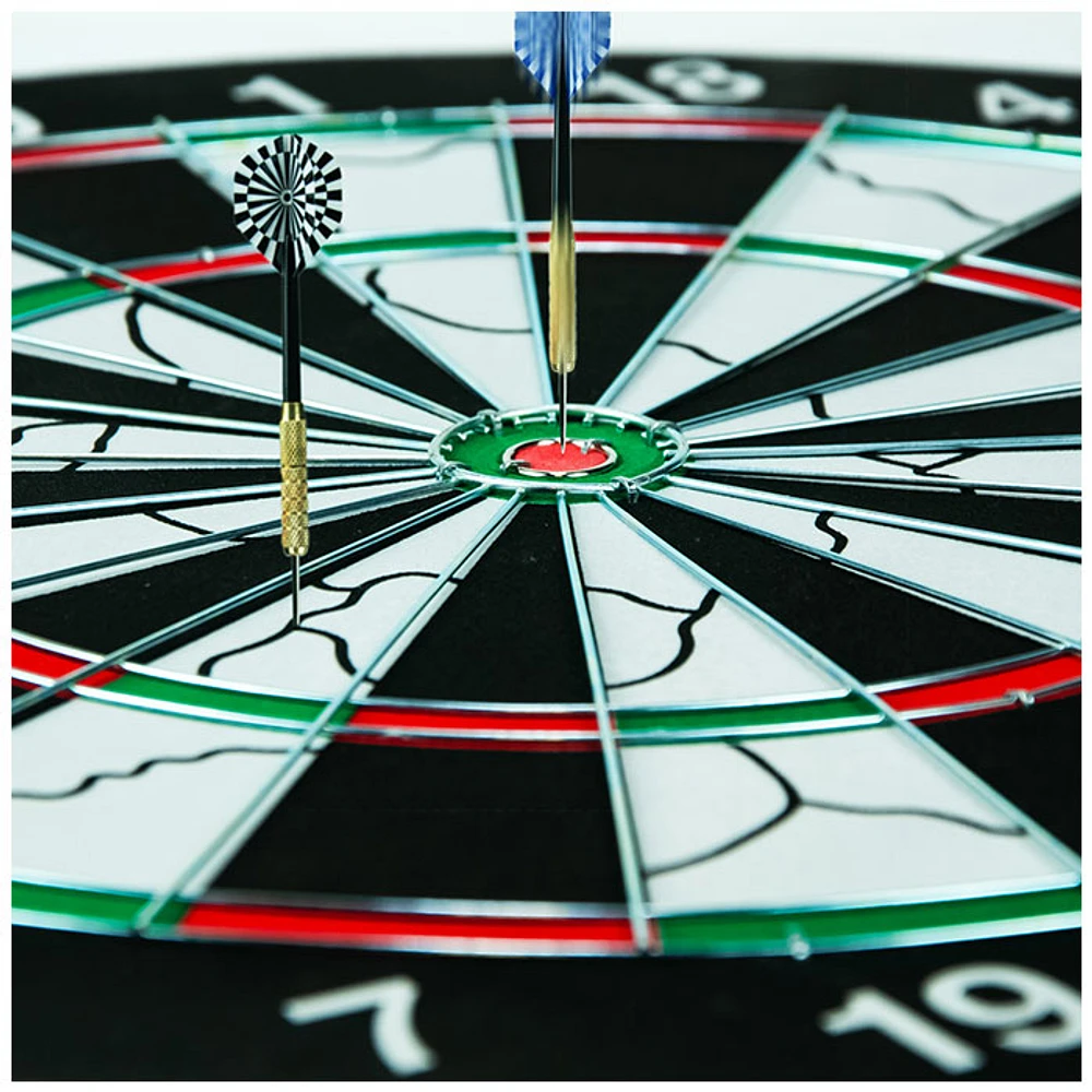 AMATEUR Double-Sided Flocking Dartboard Set