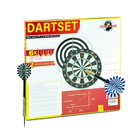 AMATEUR Double-Sided Flocking Dartboard Set