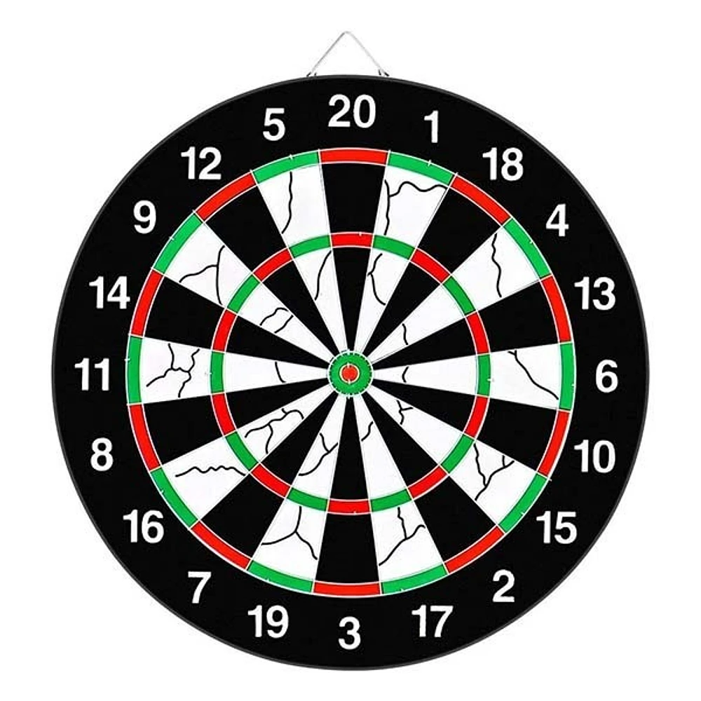 AMATEUR Double-Sided Flocking Dartboard Set