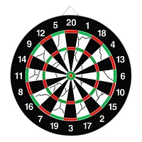 AMATEUR Double-Sided Flocking Dartboard Set