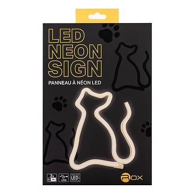 LED NEON CAT