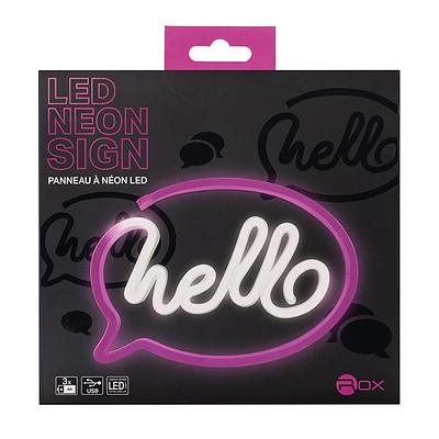 LED NEON HELLO