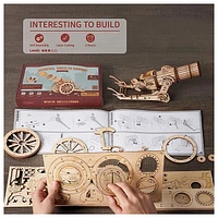 Robotime 3D Wooden Puzzle Medieval Wheel Cannon