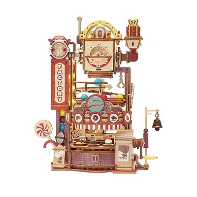 Robotime 3D Wooden Puzzle Marble Choco Factory