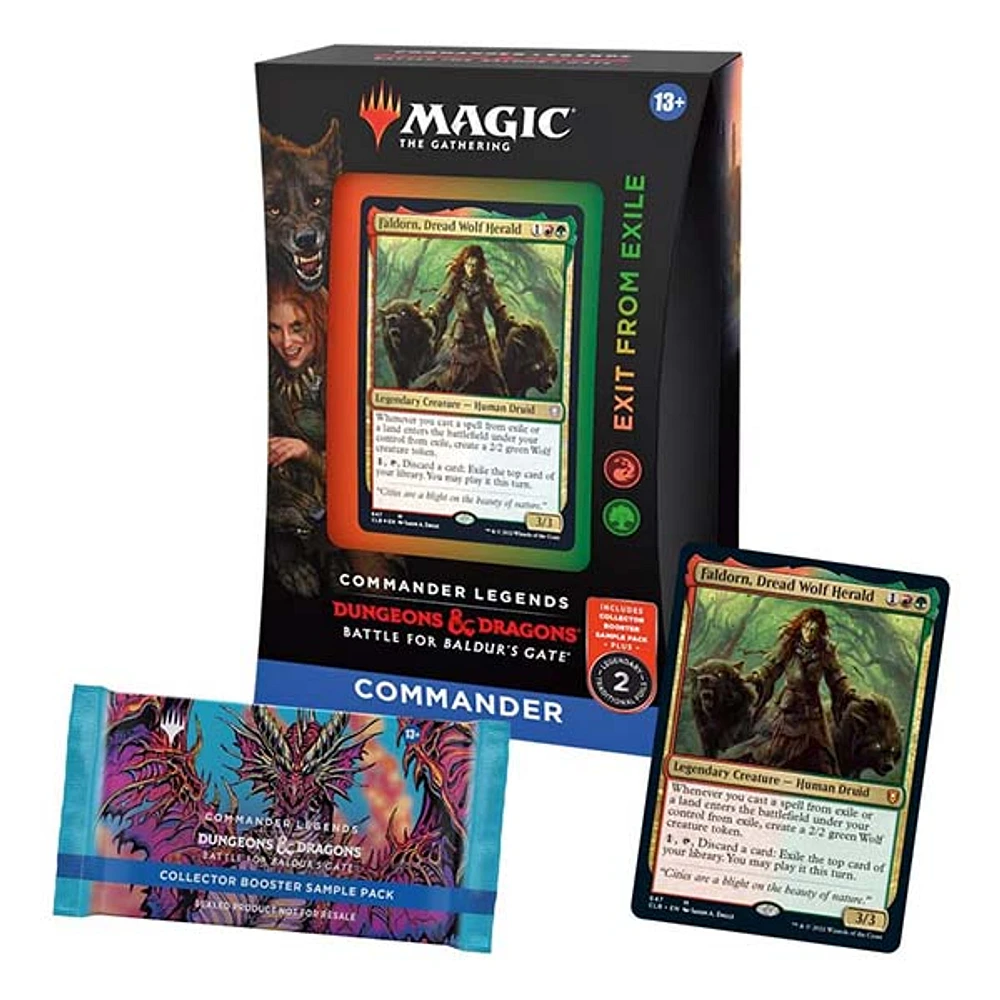 Magic The Gathering: Commander Legends: Battle For Baldur’s Gate – 1 Commander Deck