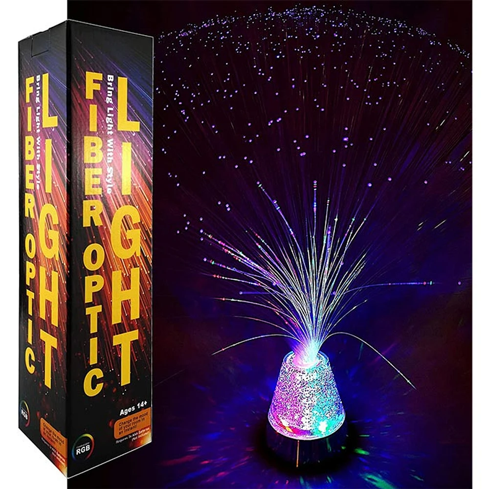 Novelty Fiber Optic Light Glitter Lamp