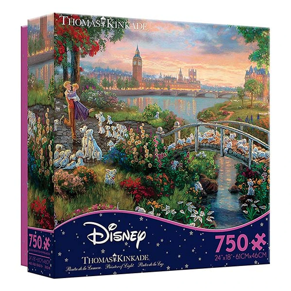 The Disney Collection – 101 Dalmatians Puzzle by Thomas Kinkade Puzzle (750 Piece)