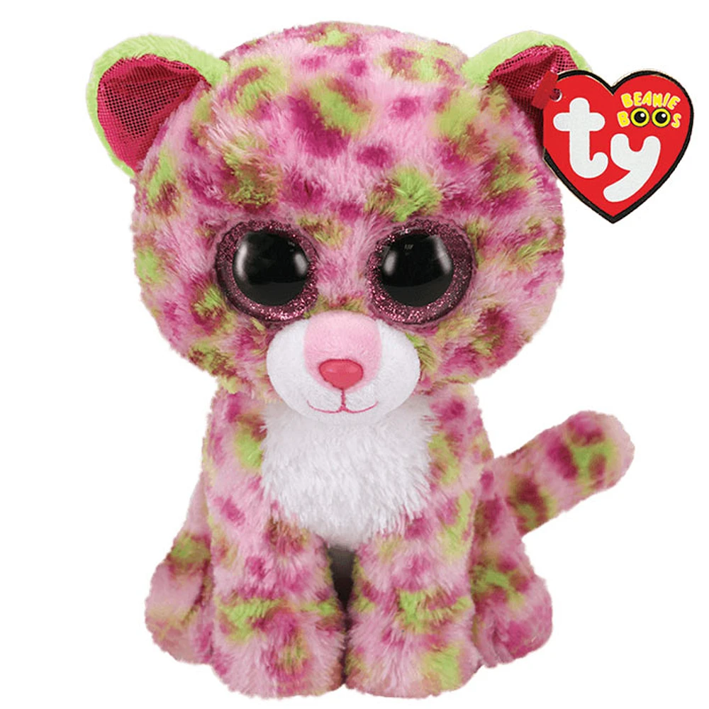 Ty Beanie Boo’s Lainey Leopard Pink 6″