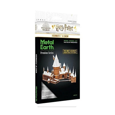 Harry Potter Hogwarts Snow Metal Earth