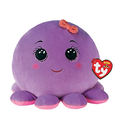 Ty Squish Boos Octavia Octopus PURPLE 14″