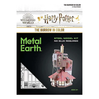 Metal Earth Harry Potter Burrow In Color 3D Metal Model Kit