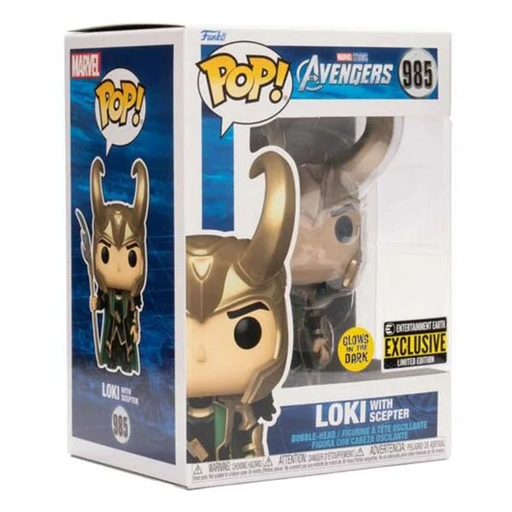 Funko Pop! Avengers Loki With Scepter