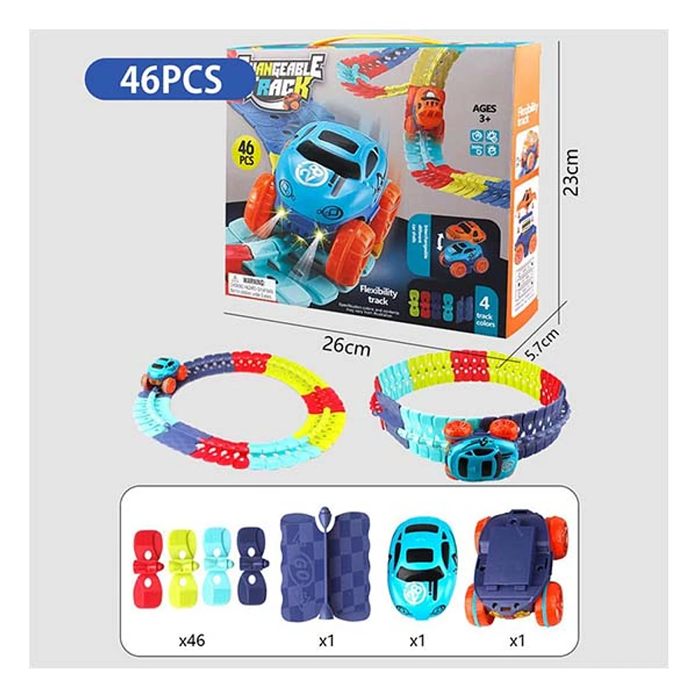 46 Pcs Race Track Set