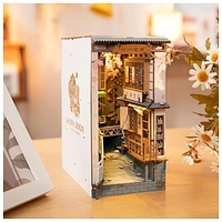 3D Wooden Puzzle House Book Nook Sakura Tram