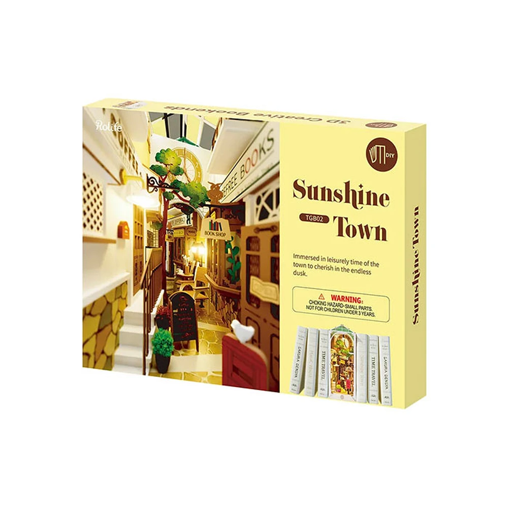 3D Wooden Puzzle Sunshine Town