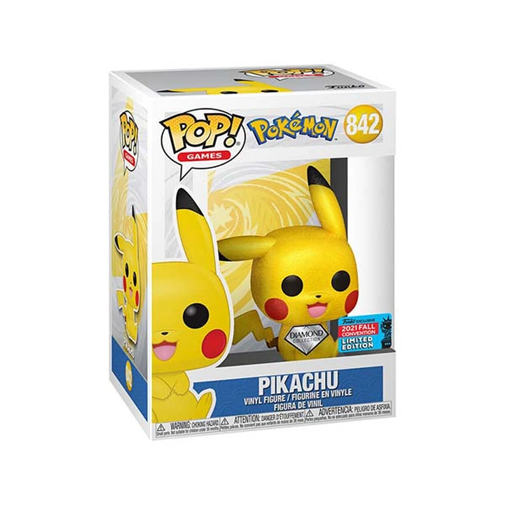 Funko Pop! Games Pokemon - Pikachu Diamond Exclusive | Bayshore Shopping