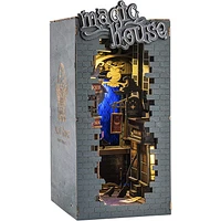 3D Wooden Puzzle Book Nook Magic Time with Display