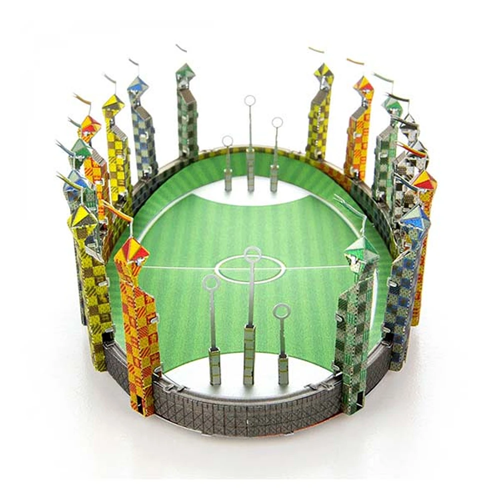 Harry Potter Quidditch Pitch Colored Metal Earth Model Kit