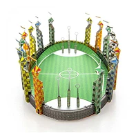 Harry Potter Quidditch Pitch Colored Metal Earth Model Kit